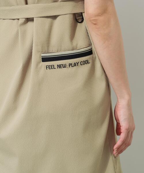 PING（ピン）の「【PING APPAREL】全方向ストレッチサッカーワンピース ＜GOLD＞ (LADIES)（ワンピース・レディース・ブラック/ホワイト/イエロー/ベージュ・M/S/LL/L/XS）」の5枚目の写真