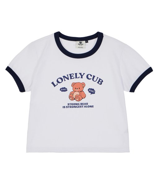 DYSFUNCT(ディスファンクト)の「LONELY CUB RINGER T-SHIRT(NAVY)(Tシャツ/カットソー・レディース・その他・SMALL/MEDIUM)」の4枚目の写真