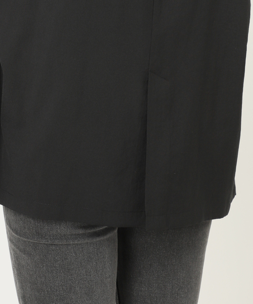 JOURNAL STANDARD relume（ジャーナルスタンダード　レリューム）の「［吸水速乾 / 洗濯機洗い可］NATURAL FLAX ハーフスリーブジャケット（テーラードジャケット・レディース・ブラック/ベージュ・FREE）」の22枚目の写真