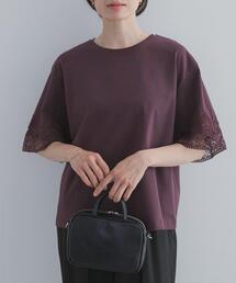 URBAN RESEARCH DOORS | レーススリーブTシャツ(Tシャツ/カットソー)