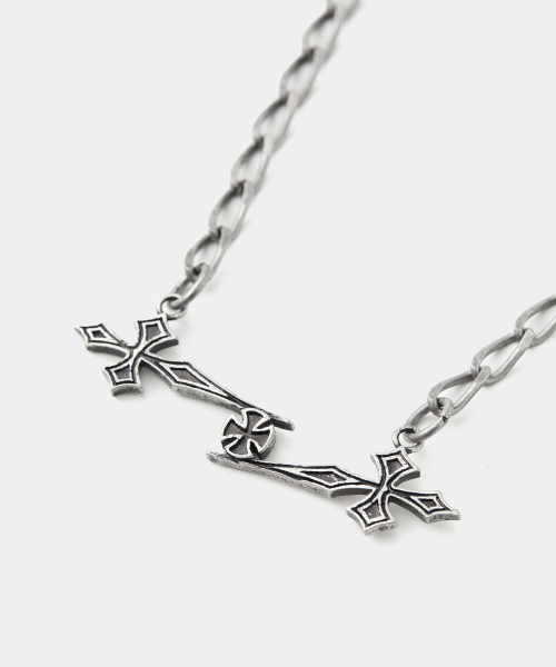DNSR(ディーエヌエスアール)の「Cross Spear Necklace(ネックレス・メンズ・その他・OS)」の3枚目の写真