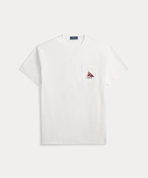POLO RALPH LAUREN(ポロ ラルフ ローレン)の「クラシック フィット Polo ベア ジャージー Tシャツ(Tシャツ/カットソー・メンズ・ホワイト・L/M/S/XS)」の2枚目の写真