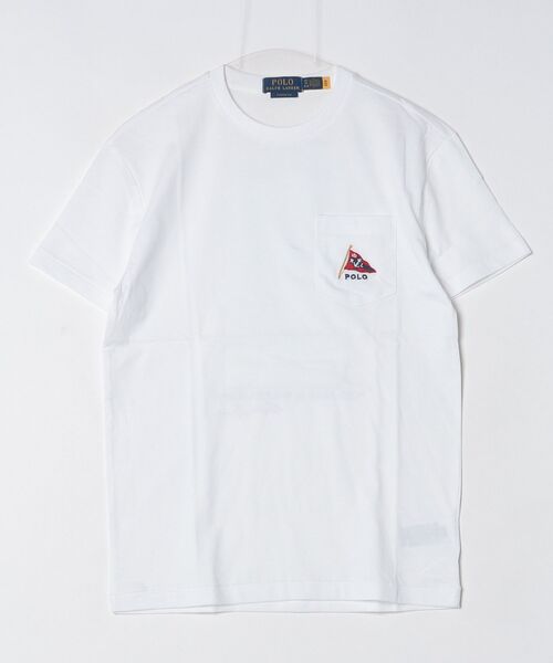 POLO RALPH LAUREN(ポロ ラルフ ローレン)の「クラシック フィット Polo ベア ジャージー Tシャツ(Tシャツ/カットソー・メンズ・ホワイト・L/M/S/XS)」の6枚目の写真