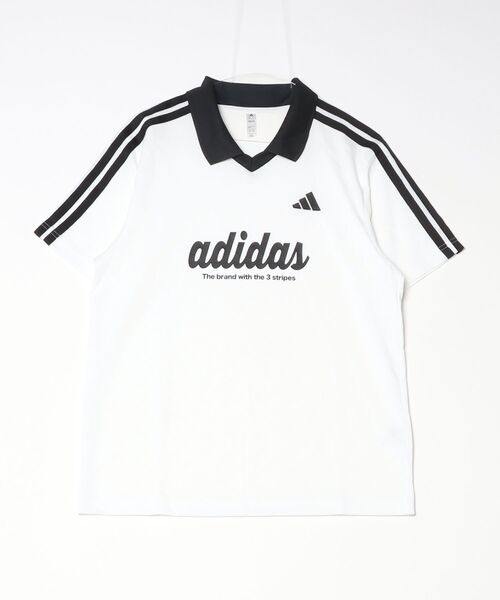 adidas（アディダス）の「【別注】アディダス adidas M FTBL POLO AP 限定コラボ（ポロシャツ・メンズ・ブルー/ホワイト/ブラック・S/M/L/LL/3L）」の6枚目の写真
