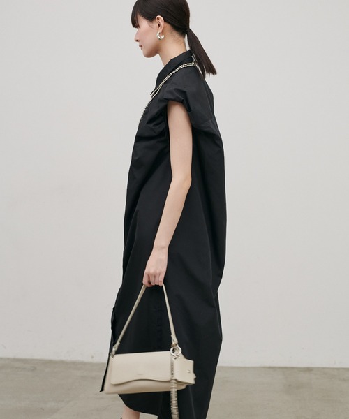 LARUTA（ラルータ）の「【LARUTA】［WEB限定］ブロードバルーンスリーブシャツワンピース（シャツワンピース・レディース・ベージュ/ブラウン/ブラック・FREE）」の7枚目の写真
