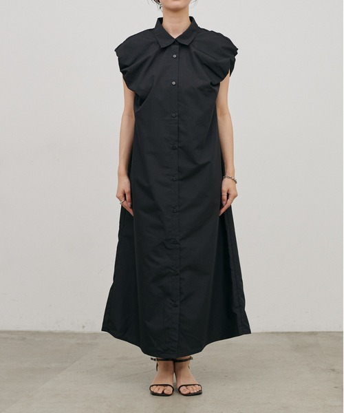 LARUTA（ラルータ）の「【LARUTA】［WEB限定］ブロードバルーンスリーブシャツワンピース（シャツワンピース・レディース・ベージュ/ブラウン/ブラック・FREE）」の19枚目の写真