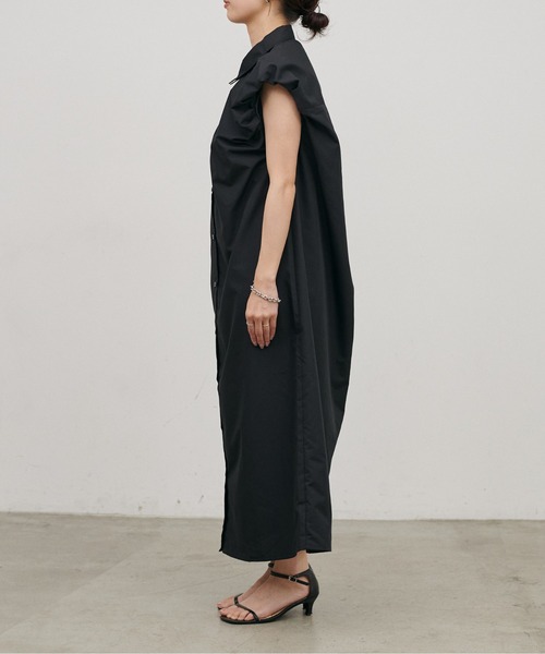 LARUTA（ラルータ）の「【LARUTA】［WEB限定］ブロードバルーンスリーブシャツワンピース（シャツワンピース・レディース・ベージュ/ブラウン/ブラック・FREE）」の20枚目の写真