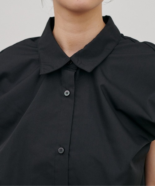 LARUTA（ラルータ）の「【LARUTA】［WEB限定］ブロードバルーンスリーブシャツワンピース（シャツワンピース・レディース・ベージュ/ブラウン/ブラック・FREE）」の22枚目の写真
