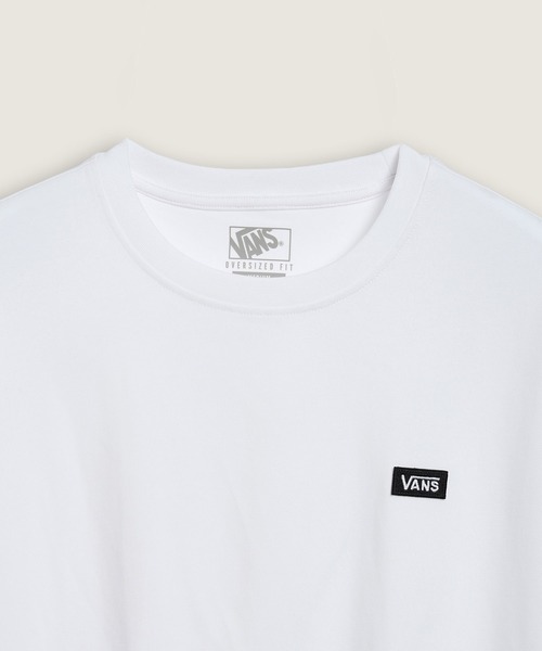 VANS（バンズ）の「スモールロゴパッチ Tシャツ / SMALL VANS LOGO TEE White VN000NW0WHT1（Tシャツ/カットソー・メンズ・ホワイト・SMALL/MEDIUM/LARGE/X-LARGE/XX-LARGE）」の3枚目の写真