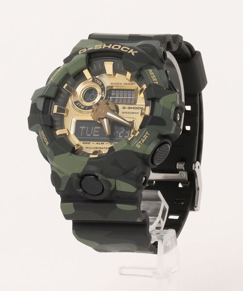 G-SHOCK(ジーショック)の「G-SHOCK/ジーショック 腕時計 "BOLD CAMO SERIES, CAMO AND GOLD" GA-700CMG-3AJF(アナログ腕時計・メンズ・グリーン系カモフラージュ・FREE)」の10枚目の写真