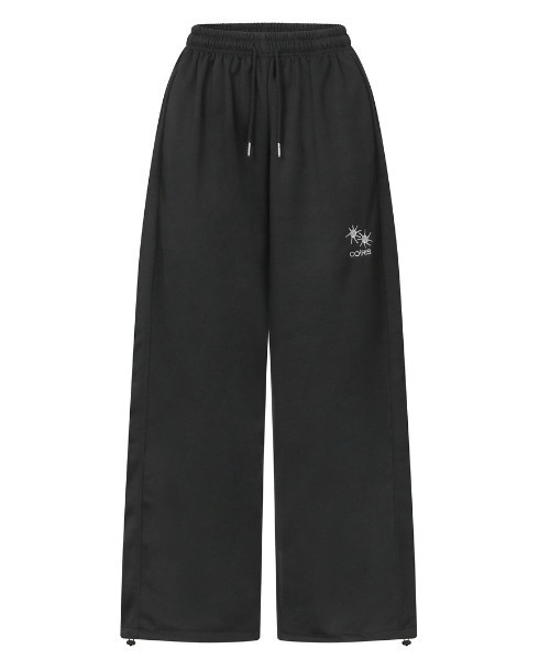 COIRIS（コイリス）の「◇COIRIS◇ブランド直輸入正規品/NEXO ストリングワイドスウェットパンツ NEXO STRING WIDE SWEAT PANTS（スウェットパンツ・レディース・ブラック/グレー・L/XL）」の2枚目の写真