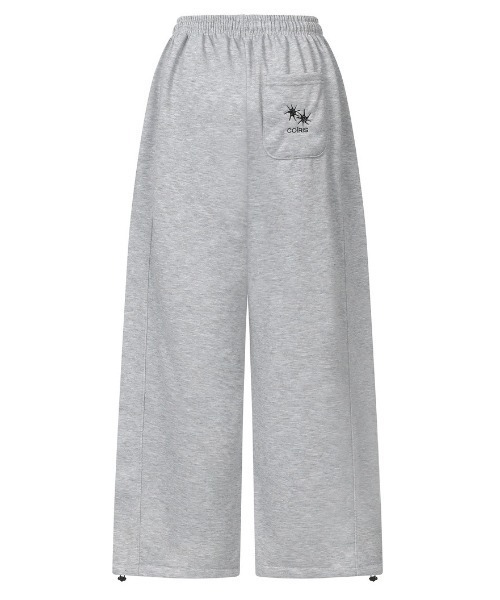 COIRIS（コイリス）の「◇COIRIS◇ブランド直輸入正規品/NEXO ストリングワイドスウェットパンツ NEXO STRING WIDE SWEAT PANTS（スウェットパンツ・レディース・ブラック/グレー・L/XL）」の10枚目の写真