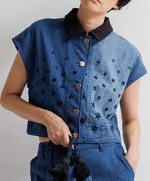 DRIP STUDIO（ドリップスタジオ）の「カディビーズ刺繍トップス（その他トップス）」