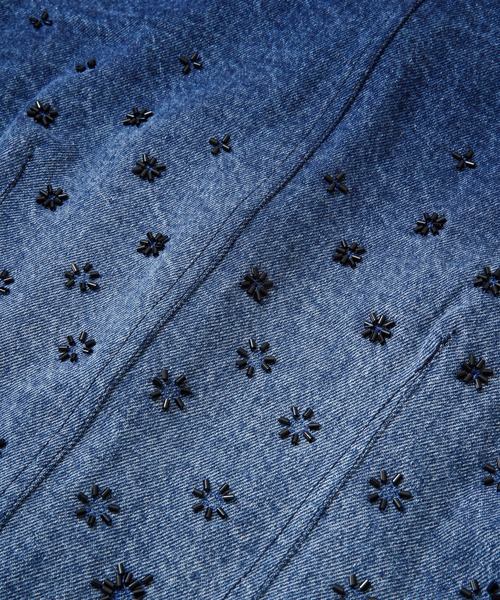 LEIN（リーン）の「カディビーズ刺繍トップス（その他トップス・レディース・ブラック/インディゴブルー・FREE）」の9枚目の写真