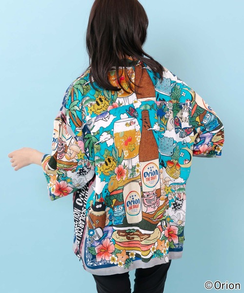 ScoLar(スカラー)の「462012:orion×ScoLar スカーフ柄シャツ(シャツ/ブラウス・レディース・ネイビー/ブラック・L/M)」の11枚目の写真