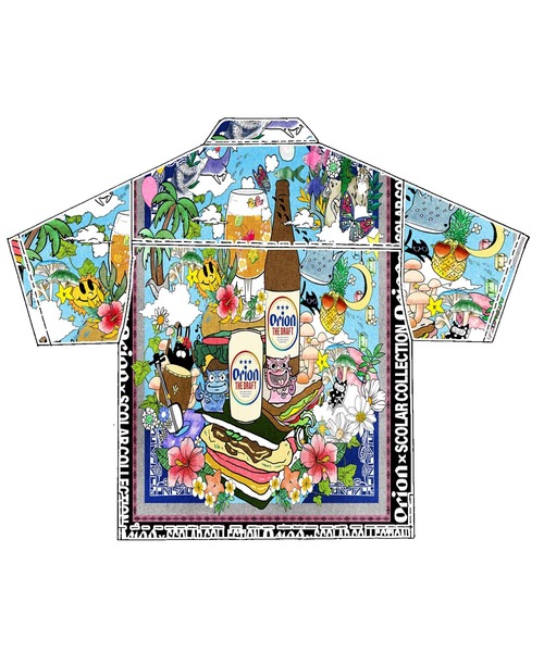 ScoLar(スカラー)の「462012:orion×ScoLar スカーフ柄シャツ(シャツ/ブラウス・レディース・ネイビー/ブラック・L/M)」の14枚目の写真