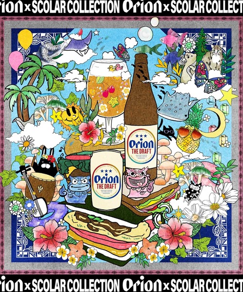 ScoLar(スカラー)の「462012:orion×ScoLar スカーフ柄シャツ(シャツ/ブラウス・レディース・ネイビー/ブラック・L/M)」の15枚目の写真