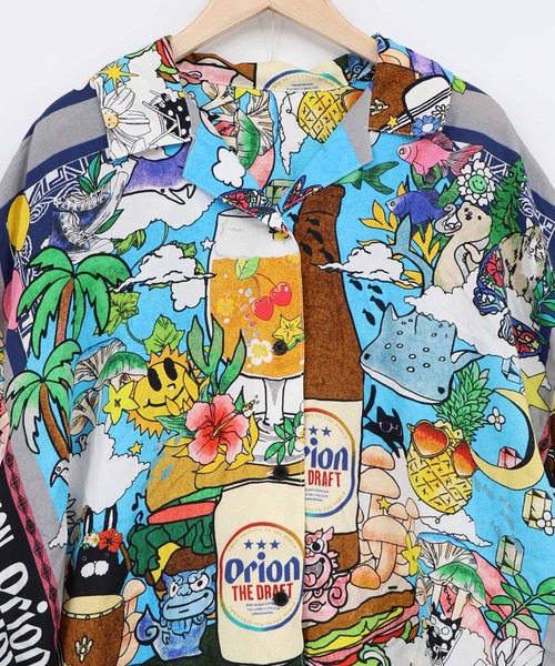 ScoLar(スカラー)の「462012:orion×ScoLar スカーフ柄シャツ(シャツ/ブラウス・レディース・ネイビー/ブラック・L/M)」の17枚目の写真