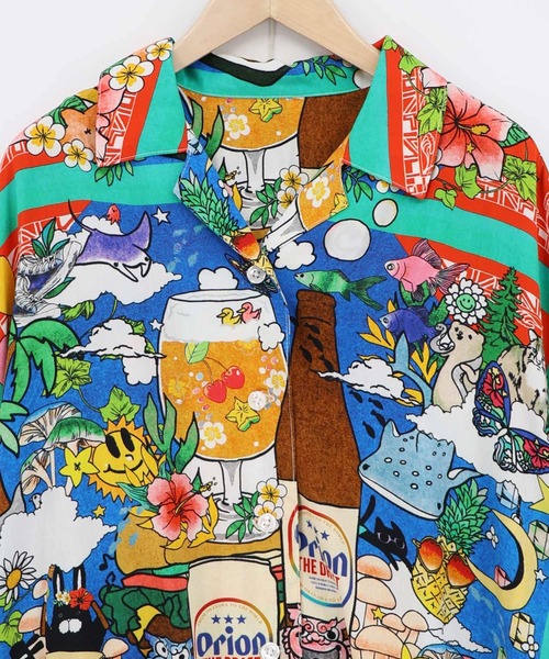 ScoLar(スカラー)の「462012:orion×ScoLar スカーフ柄シャツ(シャツ/ブラウス・レディース・ネイビー/ブラック・L/M)」の22枚目の写真