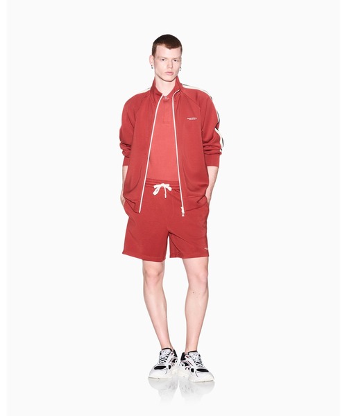 ARMANI EXCHANGE(アルマーニエクスチェンジ)の「【A|X アルマーニ エクスチェンジ】AXロゴ パイピングカラー レギュラーフィット 半袖ポロシャツ/REGULAR(ポロシャツ・メンズ・オフホワイト/レッド・LARGE/SMALL/MEDIUM/X-SMALL/X-LARGE)」の6枚目の写真