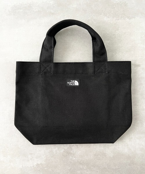 THE NORTH FACE（ザノースフェイス）の「THE NORTH FACE(ザ・ノースフェイス)/ミニキャンバストートバッグ サブバッグ ロゴプリント コットントート/TNF LOGO COTTON BAG S（トートバッグ・レディース・ターコイズブルー/ブラック/クリーム/オレンジ・FREE）」の13枚目の写真
