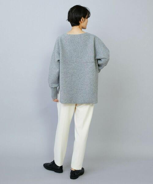 MOGA（モガ）の「WOOLEN×AMOSSA ドルマンスリーブ配色ニット（ニット/セーター・レディース・グレー系その他/ブラック系その他・2）」の16枚目の写真