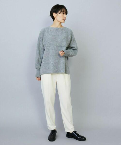 MOGA（モガ）の「WOOLEN×AMOSSA ドルマンスリーブ配色ニット（ニット/セーター・レディース・グレー系その他/ブラック系その他・2）」の14枚目の写真