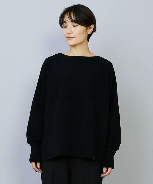 MOGA（モガ）の「WOOLEN×AMOSSA ドルマンスリーブ配色ニット（ニット/セーター・レディース・グレー系その他/ブラック系その他・2）」の13枚目の写真