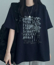 フロントプリント 半袖Tシャツ