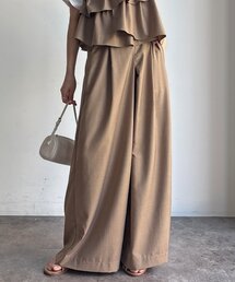 【WEB限定/セットアップ可能】ワイドパンツ
