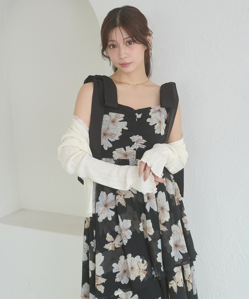Ambre Neige(アンブルネージュ)の「uv cut lace cardigan / UVカットレースカーディガン(カーディガン/ボレロ・レディース・ブラック/ライトブルー/アイボリー・FREE)」の18枚目の写真