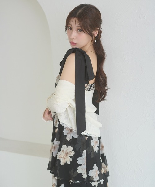 Ambre Neige(アンブルネージュ)の「uv cut lace cardigan / UVカットレースカーディガン(カーディガン/ボレロ・レディース・ブラック/ライトブルー/アイボリー・FREE)」の19枚目の写真