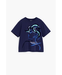 アートグラフィックTシャツ ネイビー【2026-2027年秋冬新作】