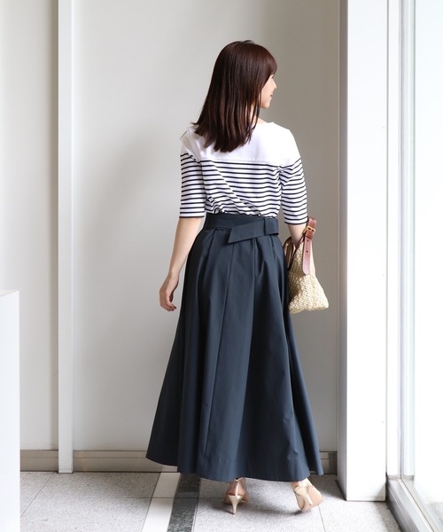 Sirin(シリン)の「ゴールドボタンボーダートップス(Tシャツ/カットソー・レディース・ホワイト系その他2/ホワイト系その他/ネイビー・FREE)」の16枚目の写真