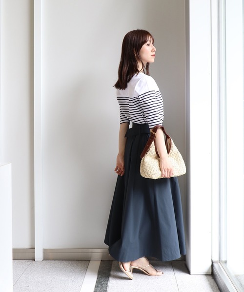 Sirin(シリン)の「ゴールドボタンボーダートップス(Tシャツ/カットソー・レディース・ホワイト系その他2/ホワイト系その他/ネイビー・FREE)」の15枚目の写真