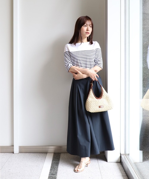 Sirin(シリン)の「ゴールドボタンボーダートップス(Tシャツ/カットソー・レディース・ホワイト系その他2/ホワイト系その他/ネイビー・FREE)」の14枚目の写真