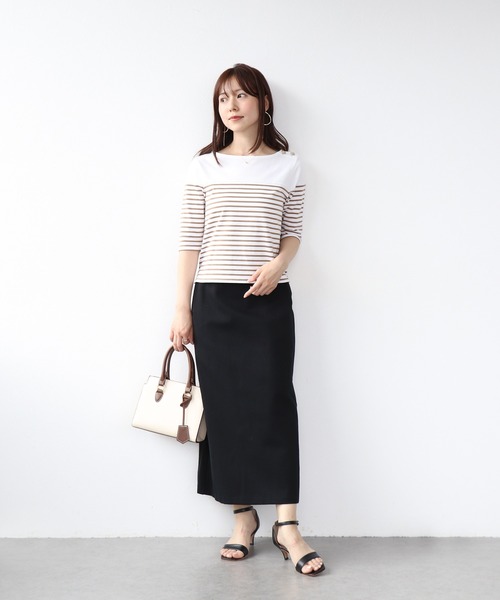 Sirin(シリン)の「ゴールドボタンボーダートップス(Tシャツ/カットソー・レディース・ホワイト系その他2/ホワイト系その他/ネイビー・FREE)」の22枚目の写真