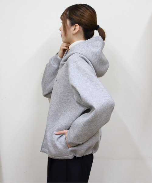 GYMPHLEX(ジムフレックス)の「Gymphlex/ジムフレックス ジップフードジャケット ZIP HOODED JACKET GY-A0859 KDB(パーカー・レディース・トップグレー/チャコールグレー・14)」の10枚目の写真