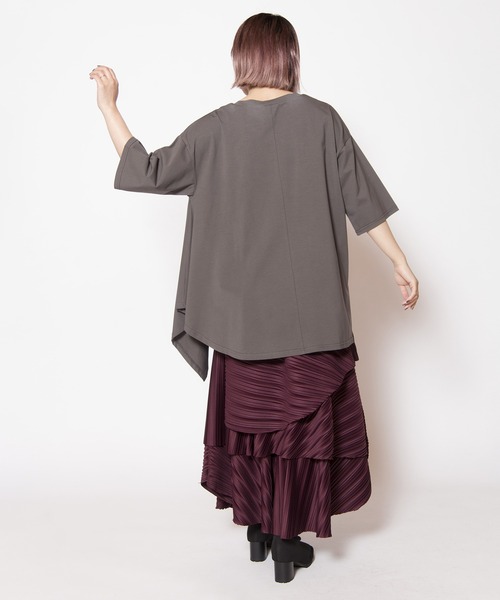 OSMOSIS(オズモーシス)の「ランダムプリーツティアードスカート(スカート・レディース・ブラック/グレー/ワイン・ONE SIZE)」の16枚目の写真