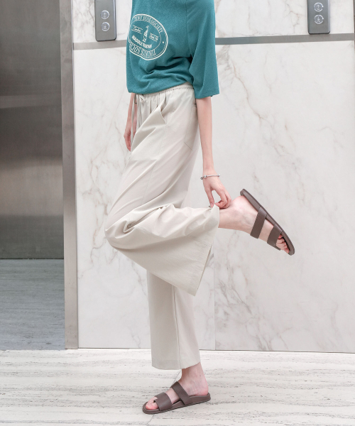 PIGMENT（ピグメント）の「[ショート]クールスパンツータックパンツ (KYPT2605209)（その他パンツ・レディース・ブラック/ネイビー/ベージュ・FREE）」の4枚目の写真