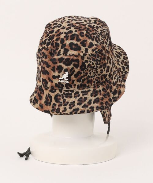 KANGOL(カンゴール)の「KANGOL INTERLOCK EARFLAP BUCKET / カンゴール(ハット・レディース・カモフラージュ/レオパード/ブラック・LARGE/MEDIUM)」の13枚目の写真