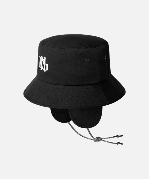 KANGOL(カンゴール)の「KANGOL INTERLOCK EARFLAP BUCKET / カンゴール(ハット・レディース・カモフラージュ/レオパード/ブラック・LARGE/MEDIUM)」の5枚目の写真
