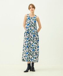 MACPHEE（マカフィー）の「ボタニカルプリント アメリカンスリーブワンピース（ワンピース）」