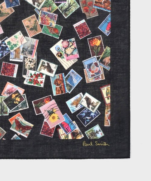 Stamps” ハンカチ【260353 HANK】（ハンカチ/ハンドタオル）｜Paul