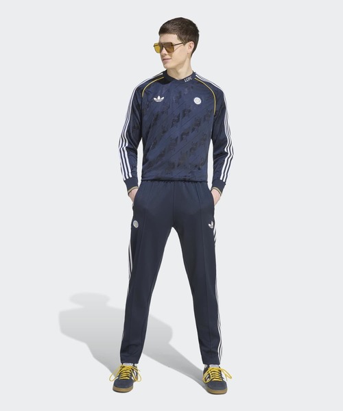 adidas(アディダス)の「リーズ・ユナイテッド オリジナルス 長袖 ジャージ / アディダス adidas(Tシャツ/カットソー・メンズ・ブルー・XXX-LARGE/XX-LARGE/X-LARGE/LARGE/MEDIUM/SMALL)」の3枚目の写真