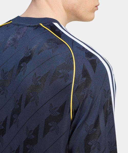 adidas(アディダス)の「リーズ・ユナイテッド オリジナルス 長袖 ジャージ / アディダス adidas(Tシャツ/カットソー・メンズ・ブルー・XXX-LARGE/XX-LARGE/X-LARGE/LARGE/MEDIUM/SMALL)」の2枚目の写真