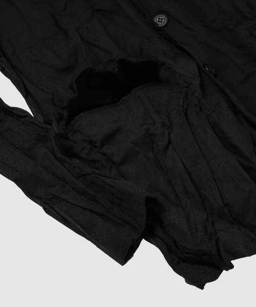 COMME des GARCONS HOMME(コム デ ギャルソン・オム)の「WOOL POLYESTER TWILL JACKET(テーラードジャケット・メンズ・ブラック・L/M/S/XS)」の8枚目の写真