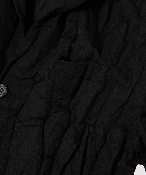 COMME des GARCONS HOMME(コム デ ギャルソン・オム)の「WOOL POLYESTER TWILL JACKET(テーラードジャケット・メンズ・ブラック・L/M/S/XS)」の7枚目の写真