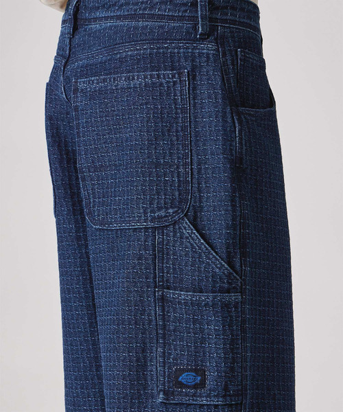 Dickies（ディッキーズ）の「Dickies(R) × PS Paul Smith 刺し子デニム ペインターパンツ / 262251 DC004（デニムパンツ・メンズ・ダークインディゴブルー・LARGE/MEDIUM/SMALL）」の13枚目の写真