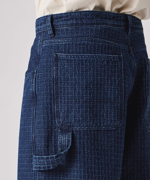 Dickies（ディッキーズ）の「Dickies(R) × PS Paul Smith 刺し子デニム ペインターパンツ / 262251 DC004（デニムパンツ・メンズ・ダークインディゴブルー・LARGE/MEDIUM/SMALL）」の14枚目の写真
